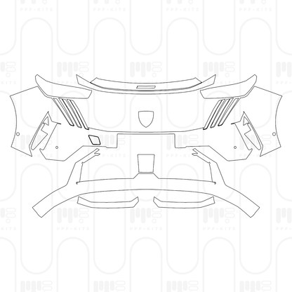 PPF prédécoupé Peugeot E-3008 (EU) GT 2025