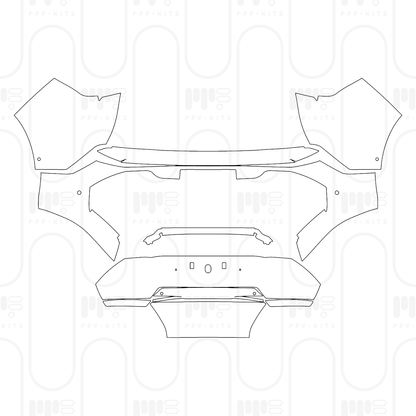 PPF prédécoupé Peugeot E-3008 (EU) GT 2025