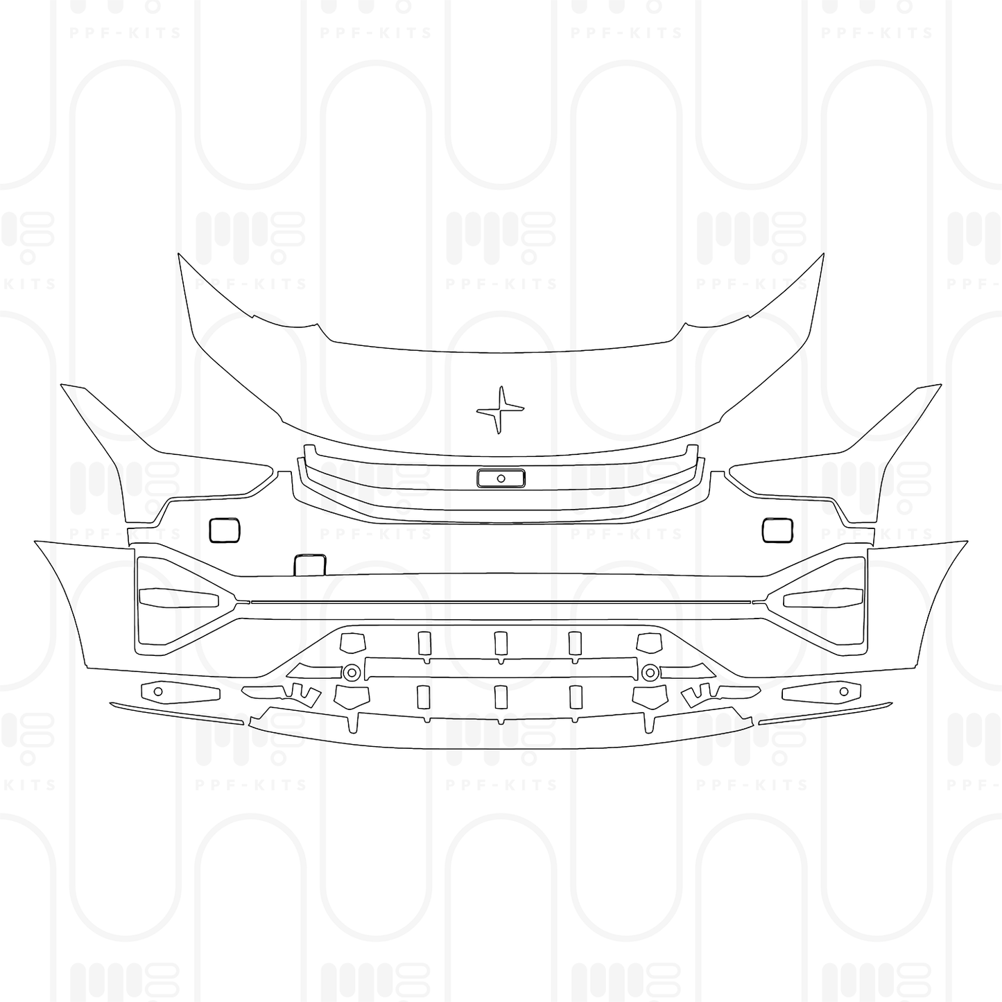 PPF prédécoupé Polestar 3 2025