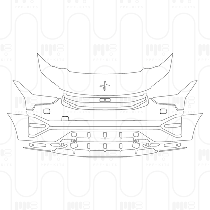 PPF prédécoupé Polestar 3 2025