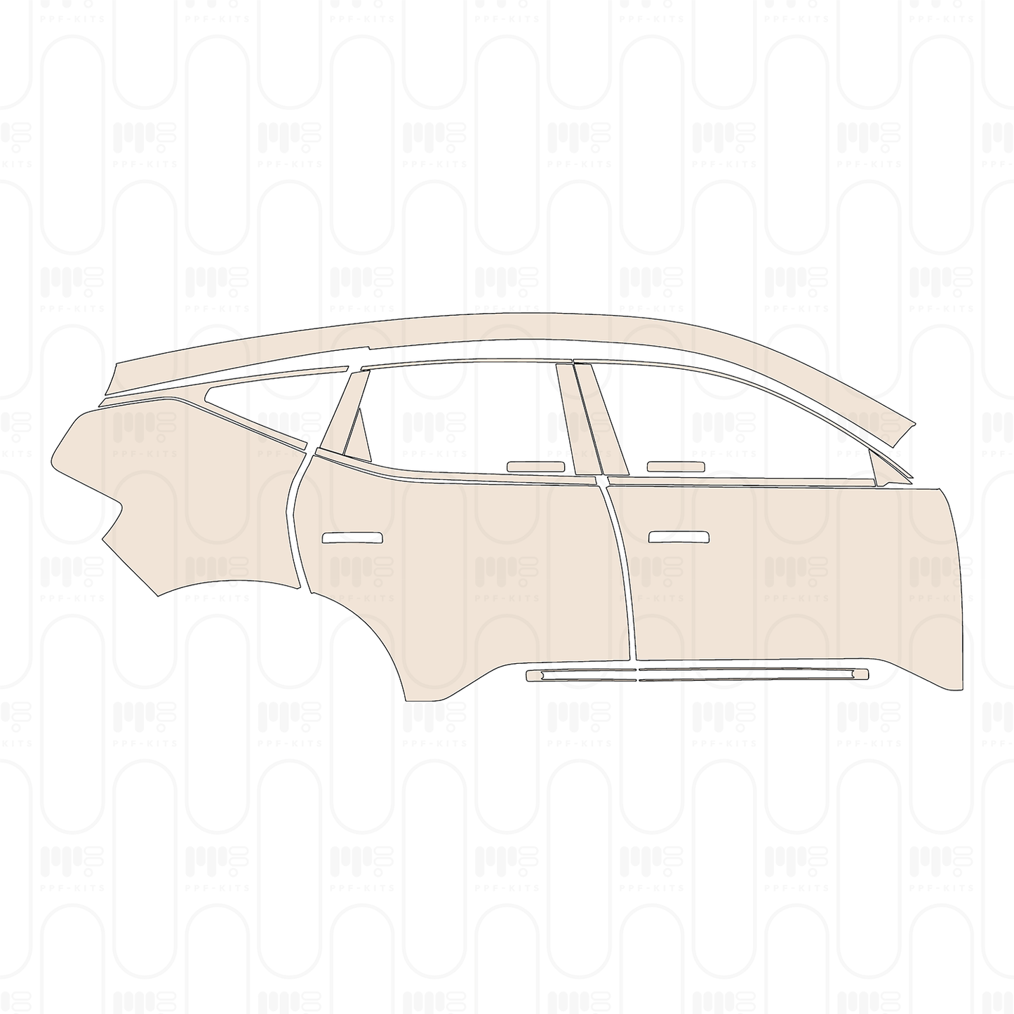 PPF prédécoupé Polestar 3 2024