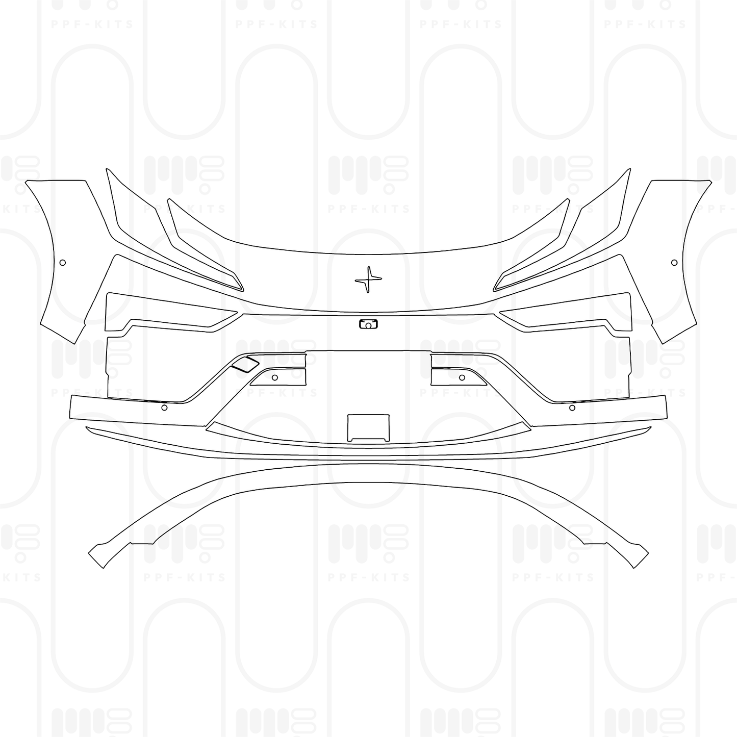 PPF prédécoupé Polestar 4 2025