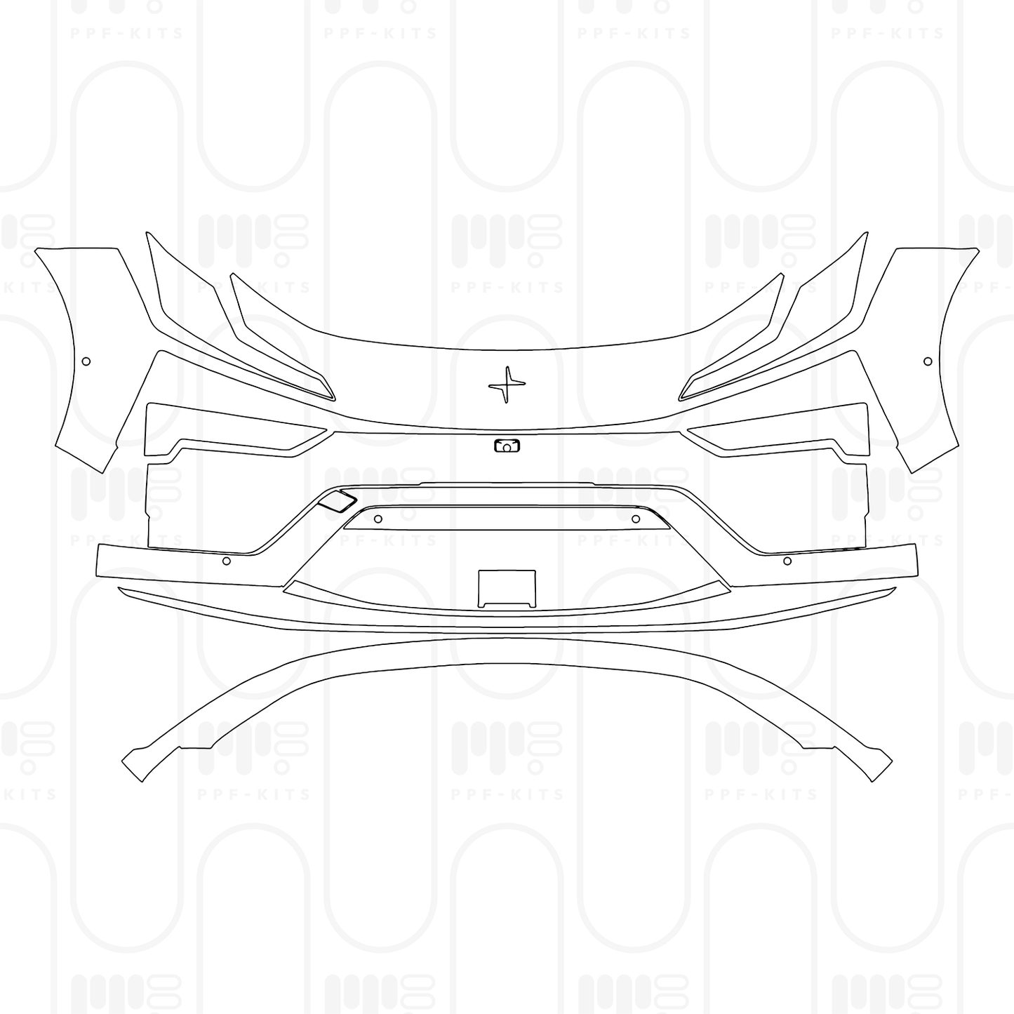 PPF prédécoupé Polestar 4 2025