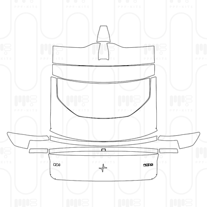 PPF prédécoupé Polestar 4 2025