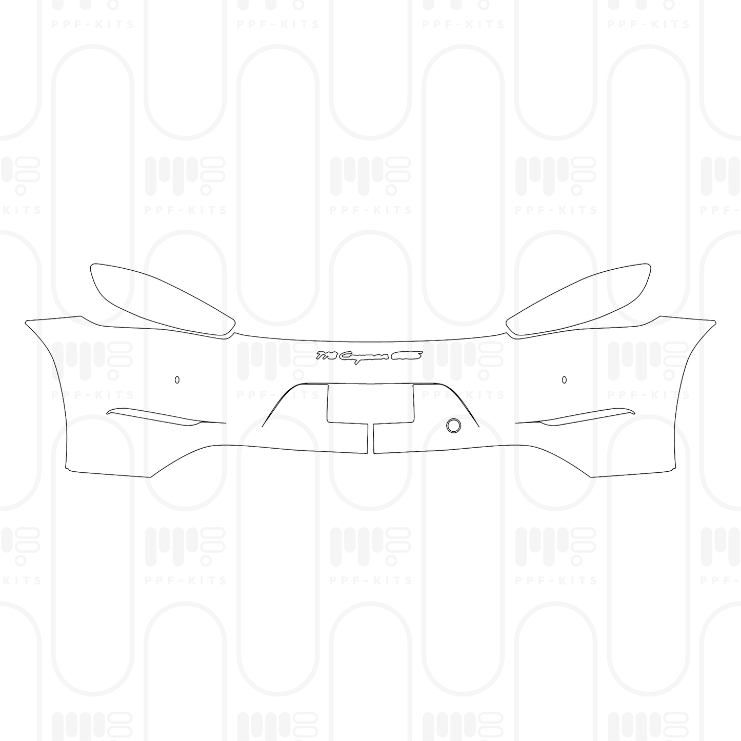 PPF prédécoupé Porsche 718 Cayman GTS 2025