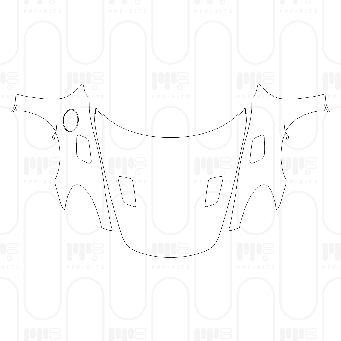 PPF prédécoupé Porsche 718 Spyder RS 2025