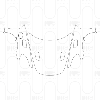 PPF prédécoupé Porsche 718 Spyder RS 2025