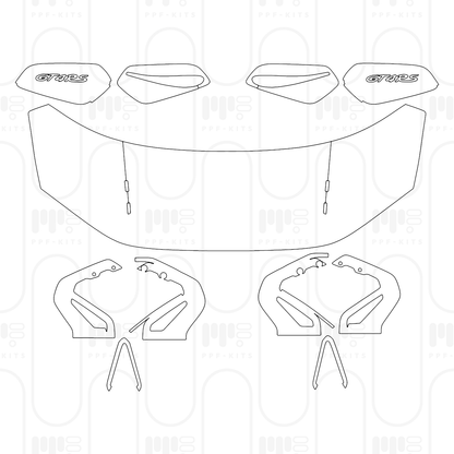 PPF prédécoupé Porsche 718 Cayman GT4RS 2025