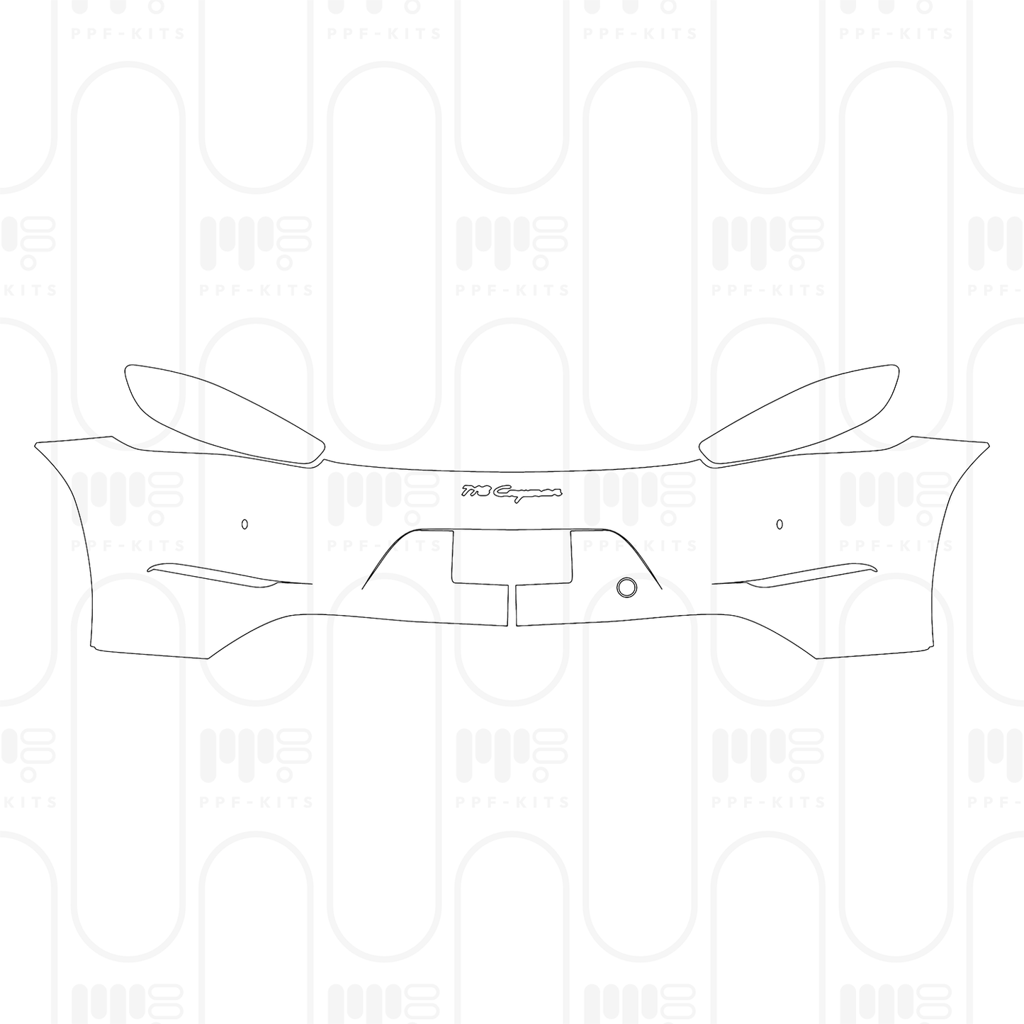 PPF prédécoupé Porsche 718 Cayman 2025