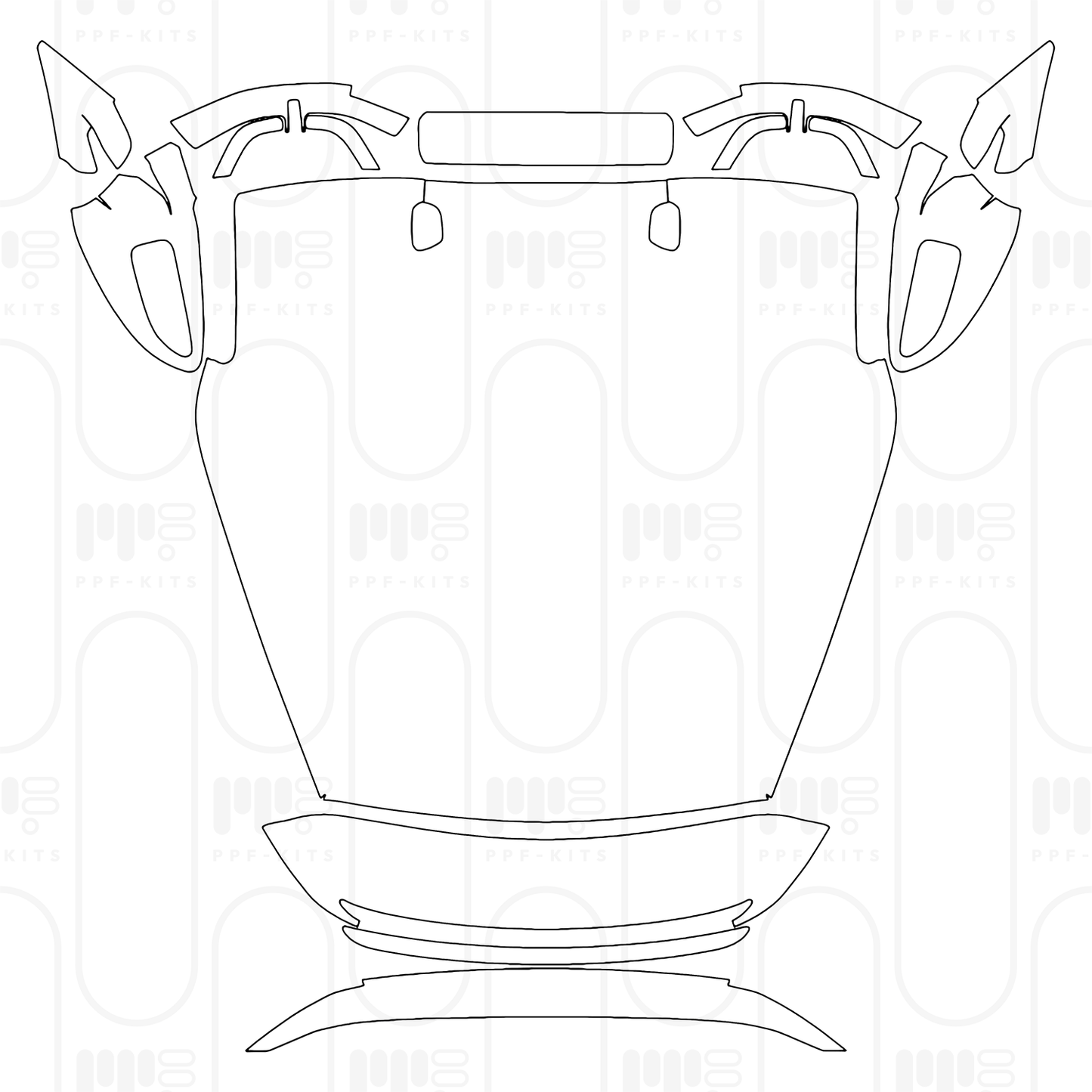 PPF prédécoupé Porsche 718 Spyder RS 2025