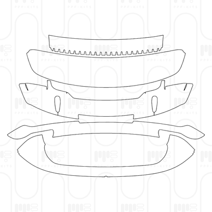 PPF prédécoupé Porsche 911 Turbo Coupe 2024