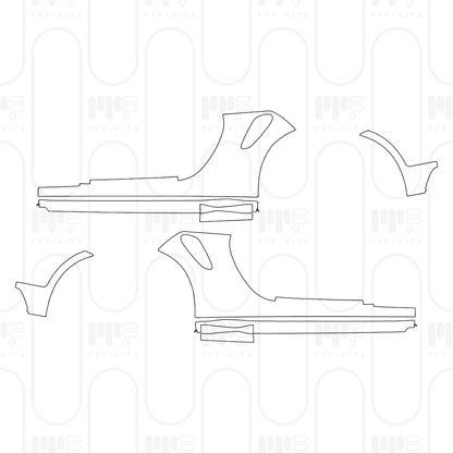 PPF prédécoupé Porsche 911 Turbo Coupe 2024