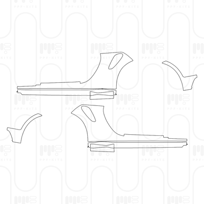 PPF prédécoupé Porsche 911 Turbo Coupe 2024