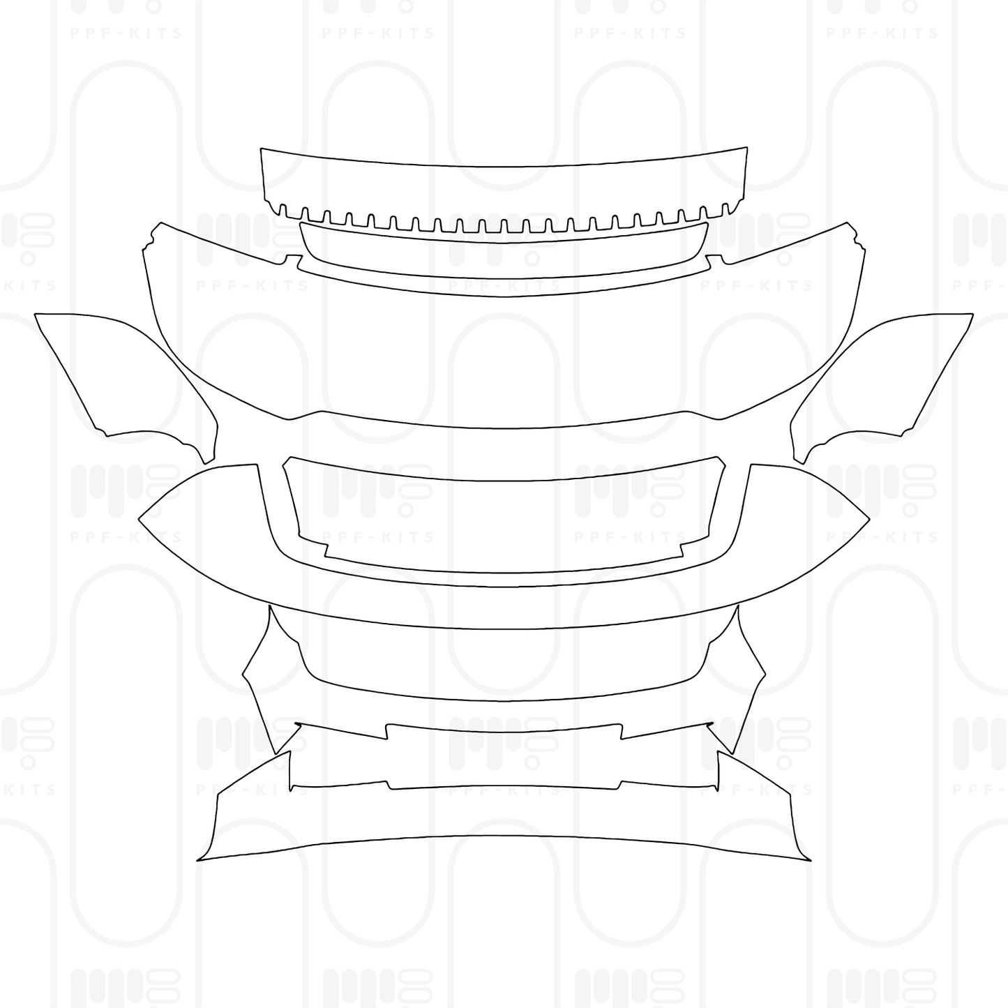 PPF prédécoupé Porsche 911 Carrera GTS Coupe 2024