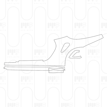 PPF prédécoupé Porsche 911 Turbo Cabriolet 2024