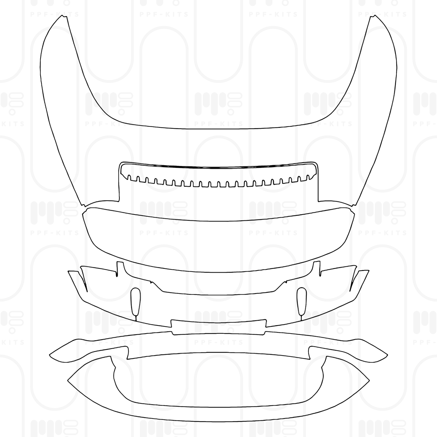 PPF prédécoupé Porsche 911 Turbo Cabriolet 2024