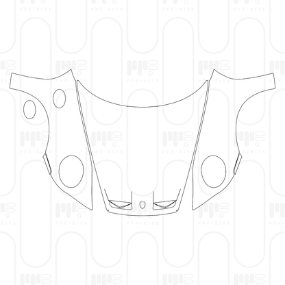 PPF prédécoupé Porsche 911 GT3 2025