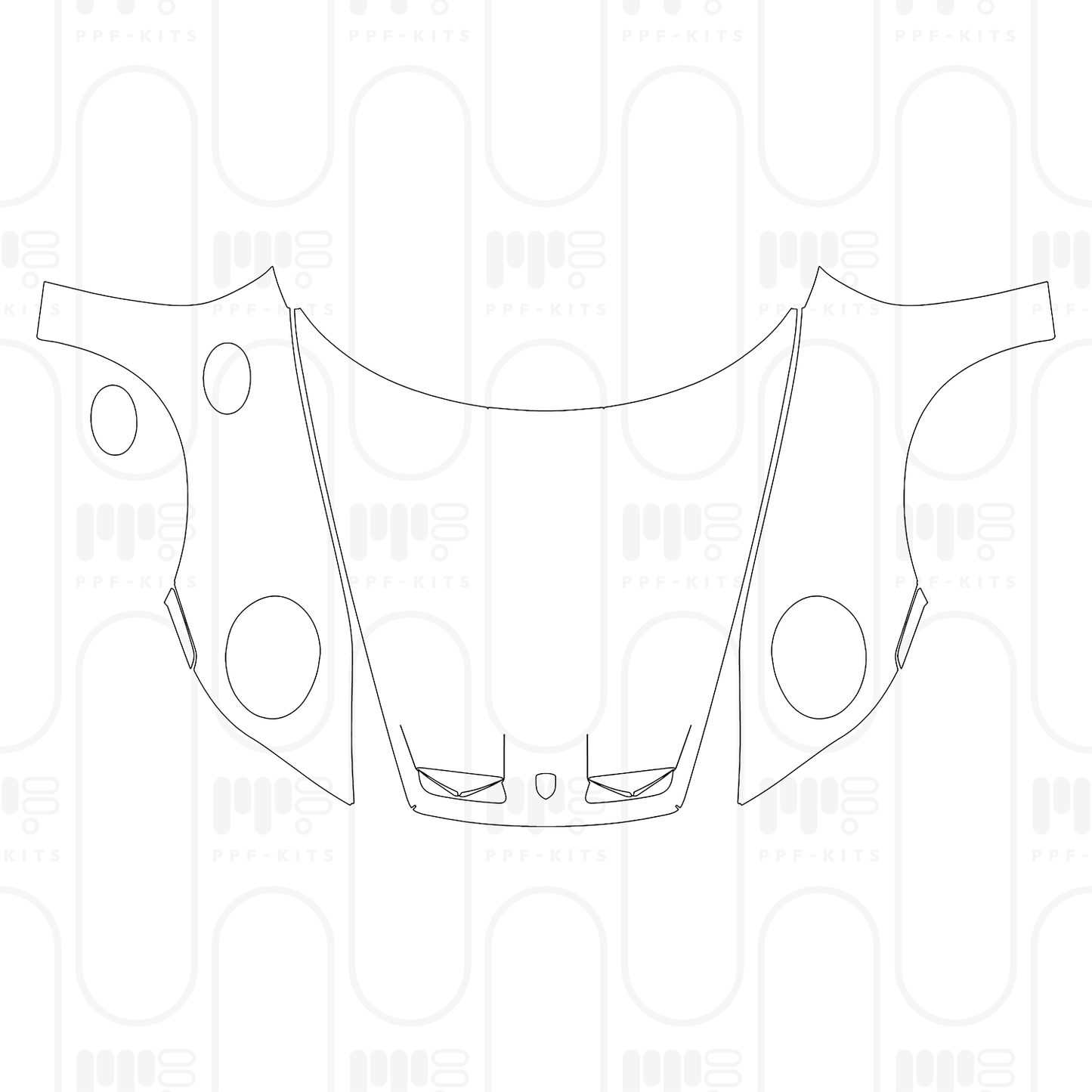 PPF prédécoupé Porsche 911 GT3 2025