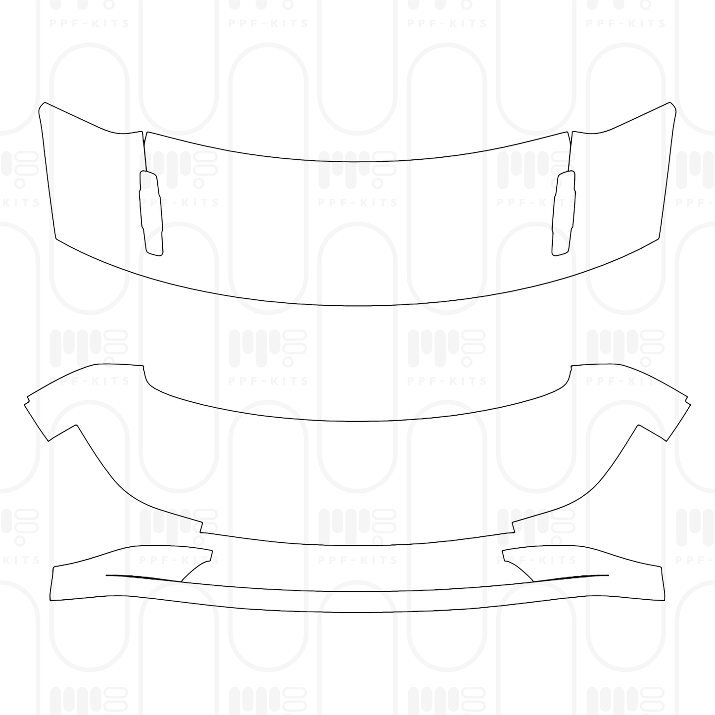 PPF prédécoupé Porsche 911 GT3 2025
