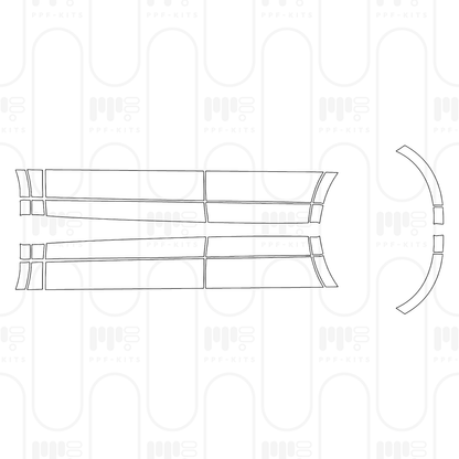 PPF prédécoupé Porsche Cayenne S E-Hybrid 2024