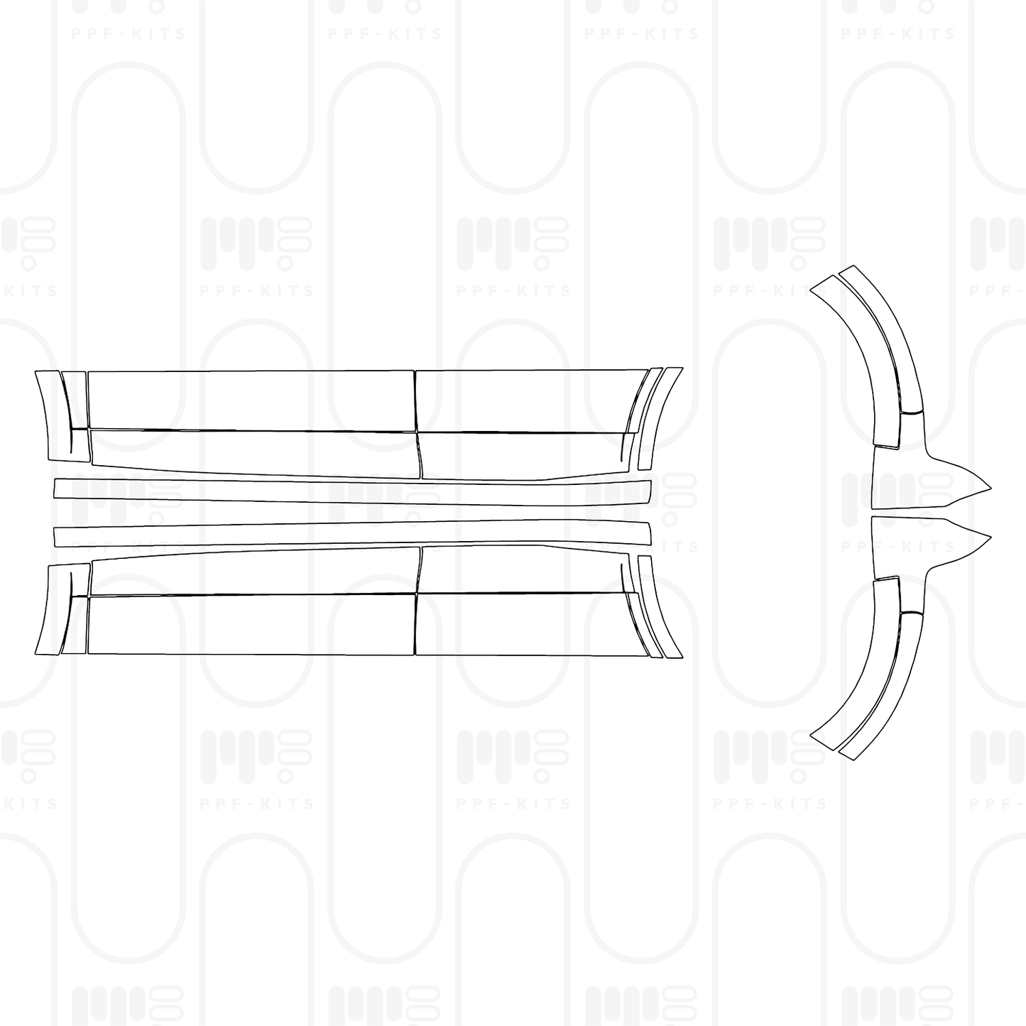 PPF prédécoupé Porsche Cayenne S E-Hybrid 2024