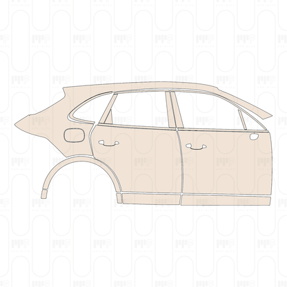PPF prédécoupé Porsche Cayenne Turbo E-Hybrid 2024