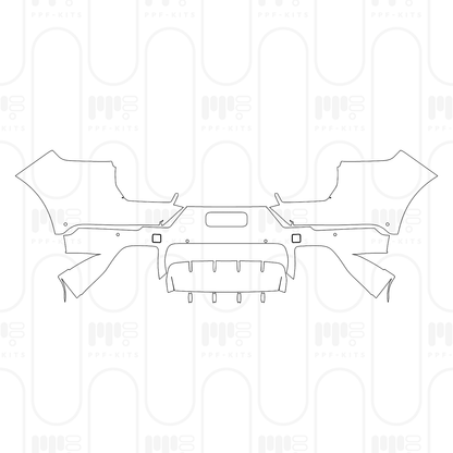 PPF prédécoupé Porsche Cayenne Coupe Cayenne GTS Coupe 2024