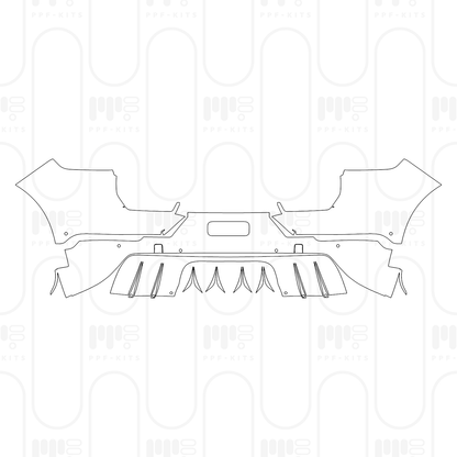 PPF prédécoupé Porsche Cayenne Coupe Cayenne GTS Coupe 2024