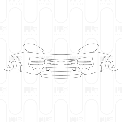 PPF prédécoupé Porsche Cayenne Coupe Cayenne Turbo GT 2025