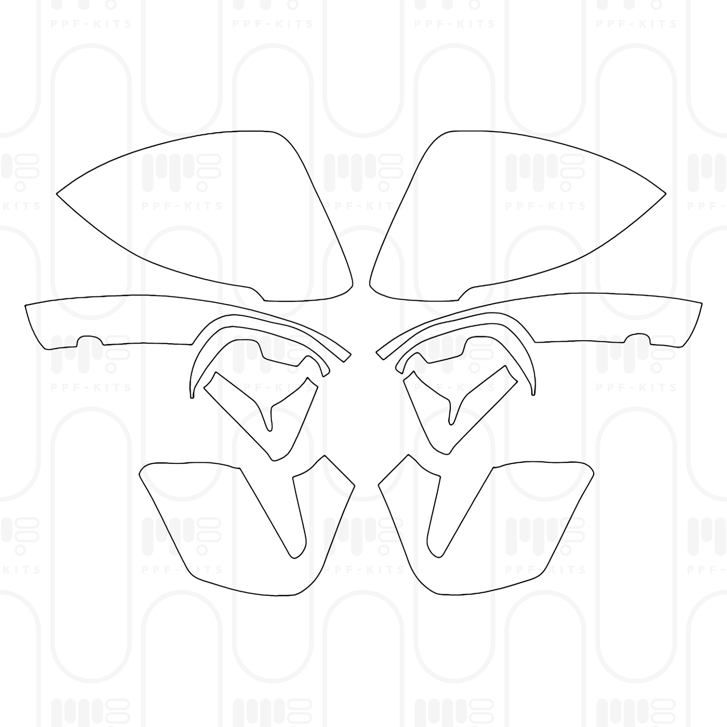 PPF prédécoupé Porsche Macan S 2025