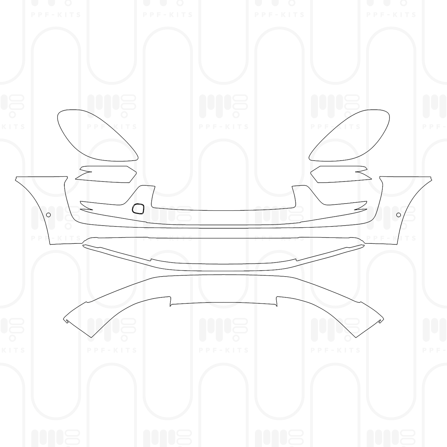 PPF prédécoupé Porsche Macan GTS 2025