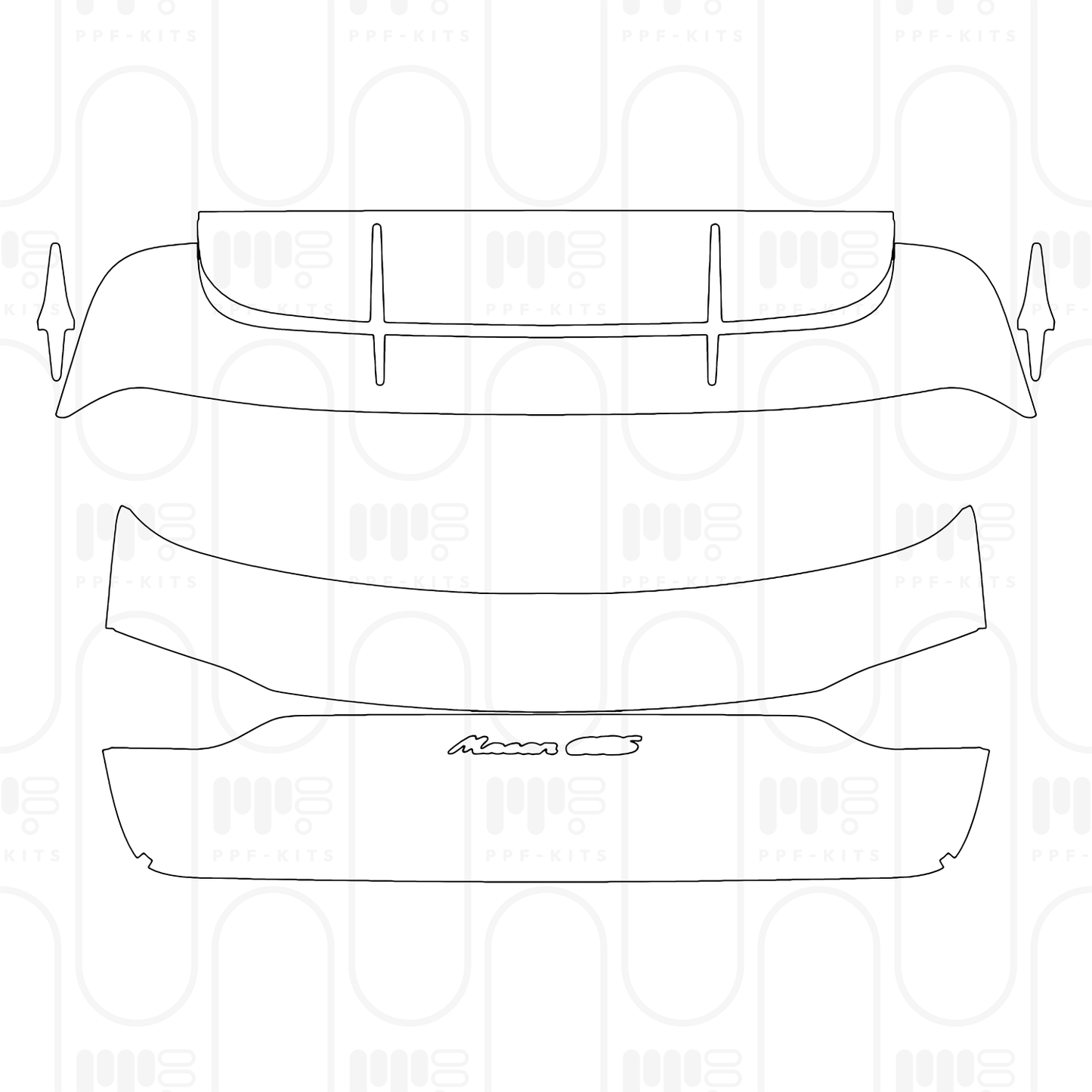 PPF prédécoupé Porsche Macan GTS 2025