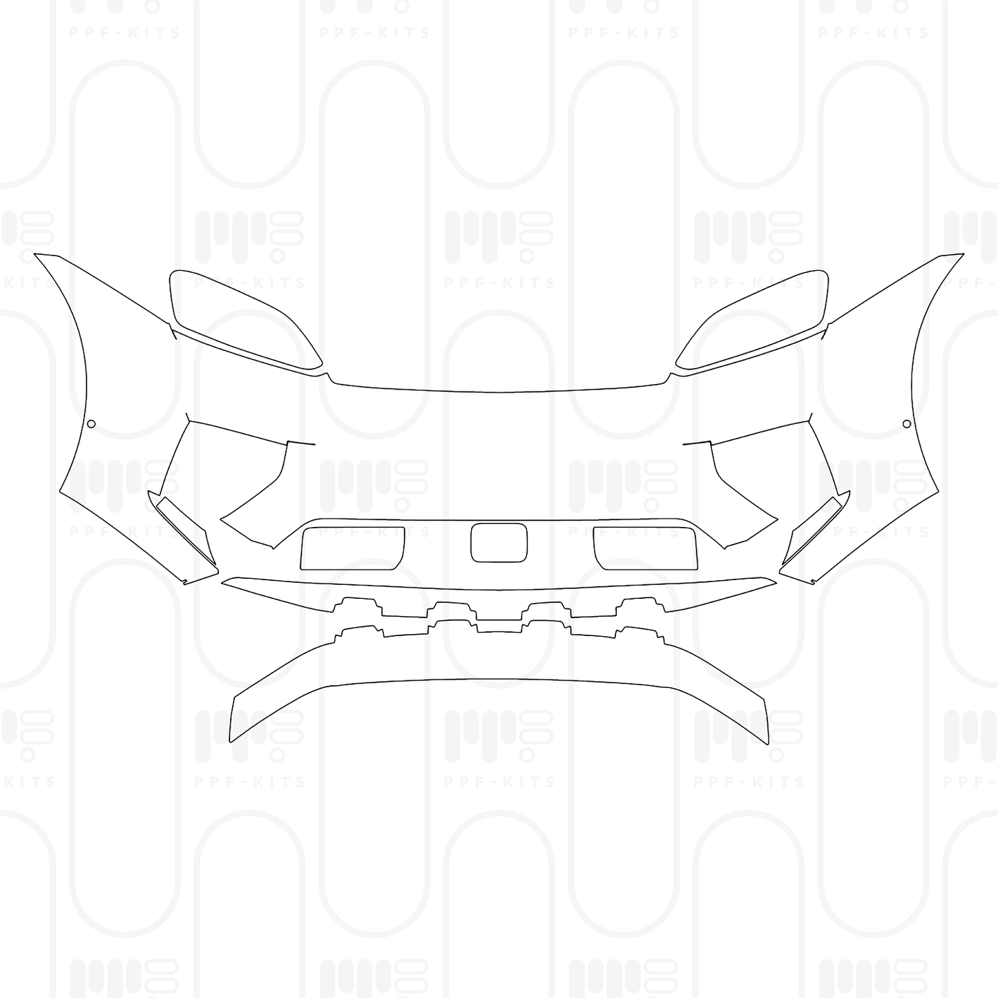 PPF prédécoupé Porsche Macan Electric 4 2025