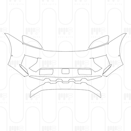 PPF prédécoupé Porsche Macan Electric 4 2025