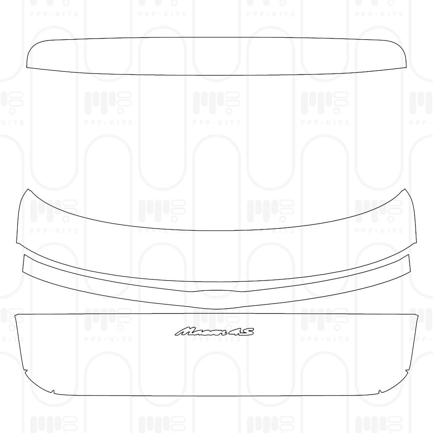 PPF prédécoupé Porsche Macan Electric 4S 2025