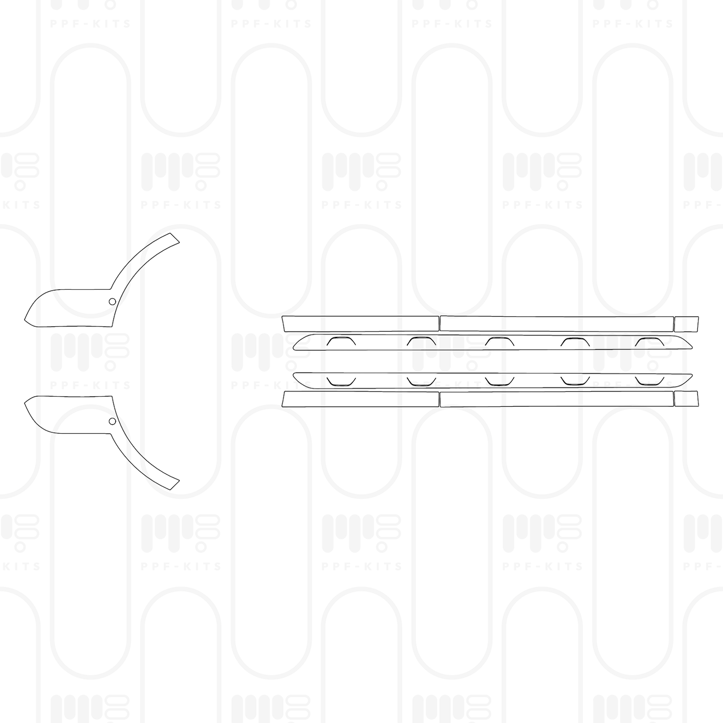 PPF prédécoupé Porsche Macan Electric 4 2025
