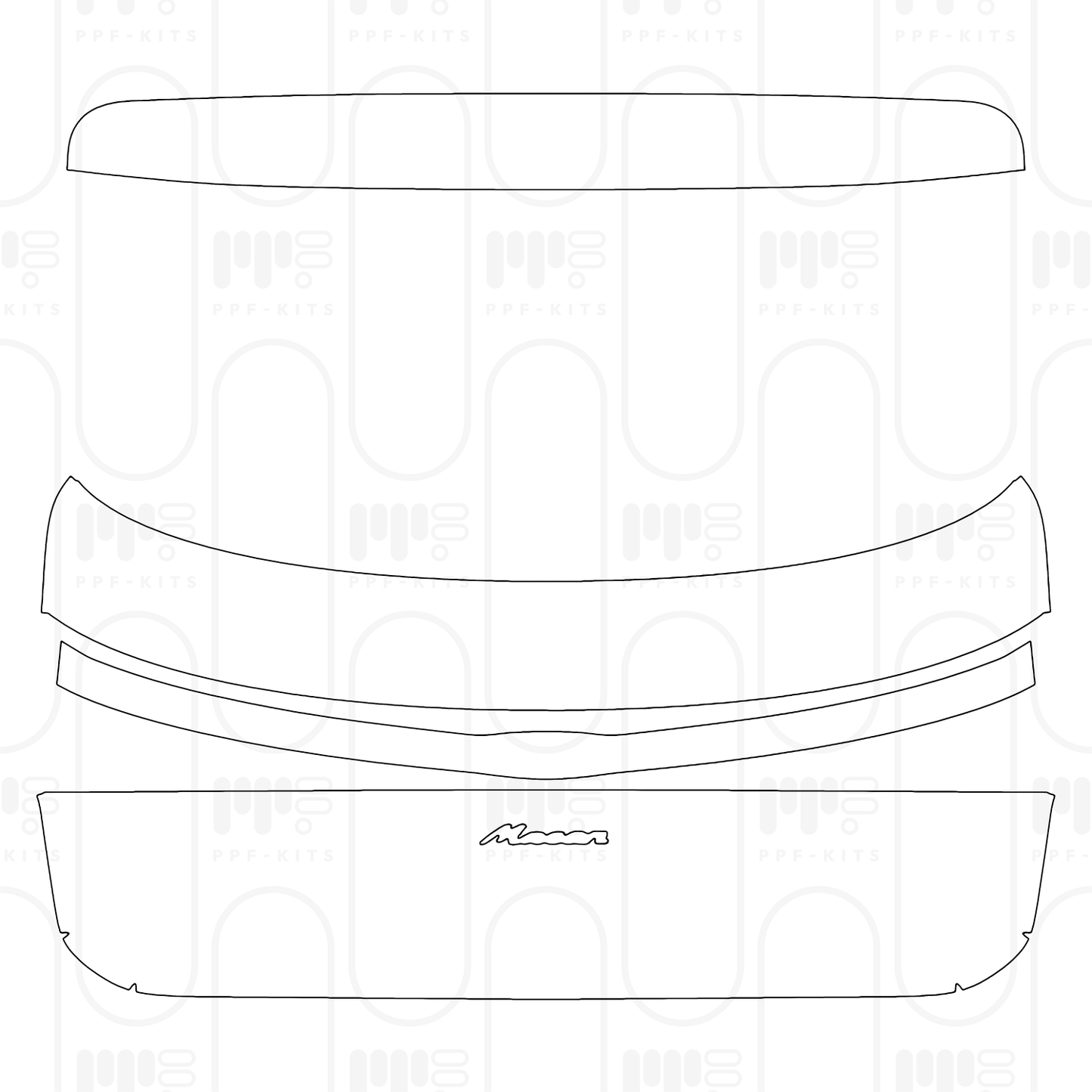 PPF prédécoupé Porsche Macan Electric Base 2025