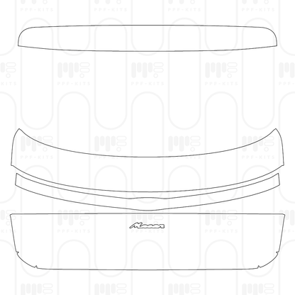 PPF prédécoupé Porsche Macan Electric Base 2025