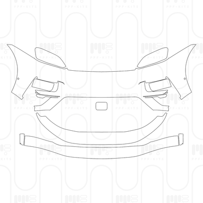 PPF prédécoupé Porsche Macan Electric Turbo 2025