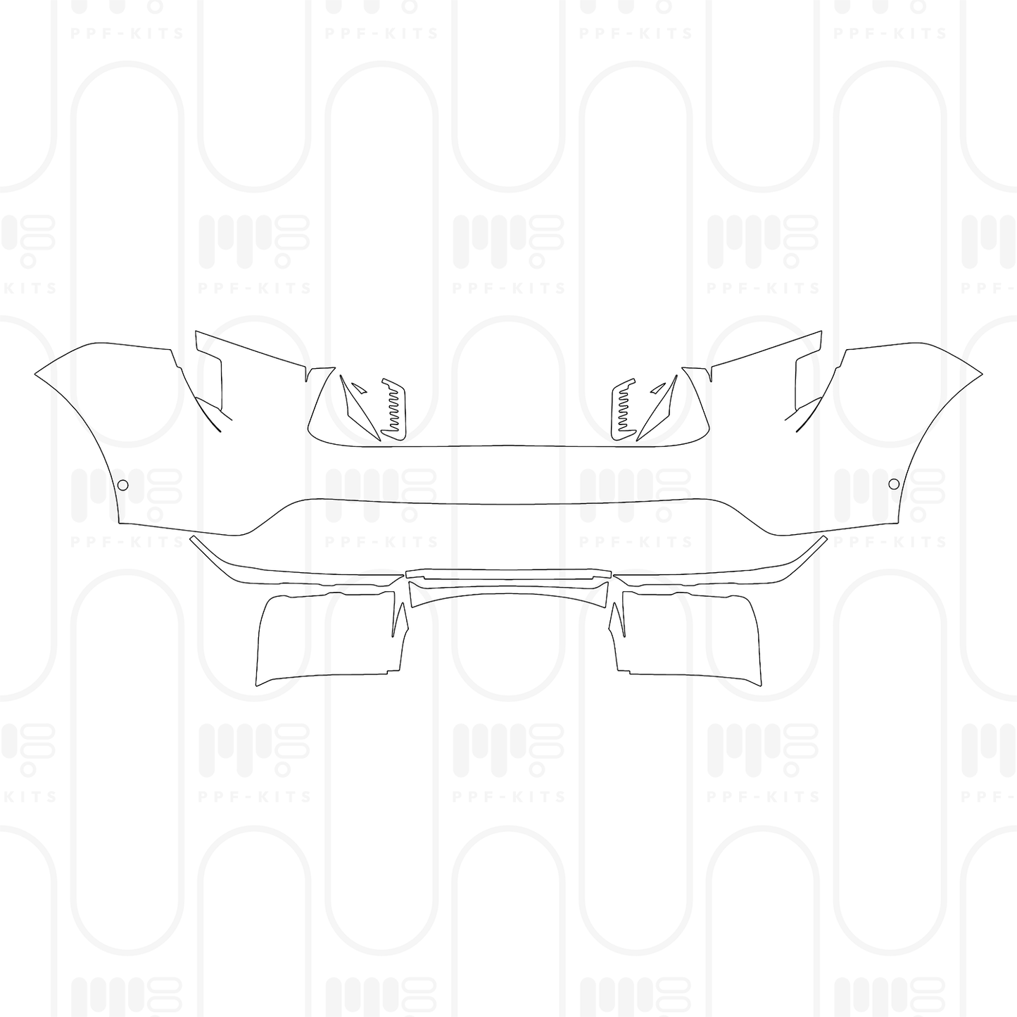 PPF prédécoupé Porsche Macan Electric Turbo 2025