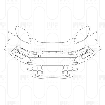 PPF prédécoupé Porsche Panamera Sedan Panamera 2024