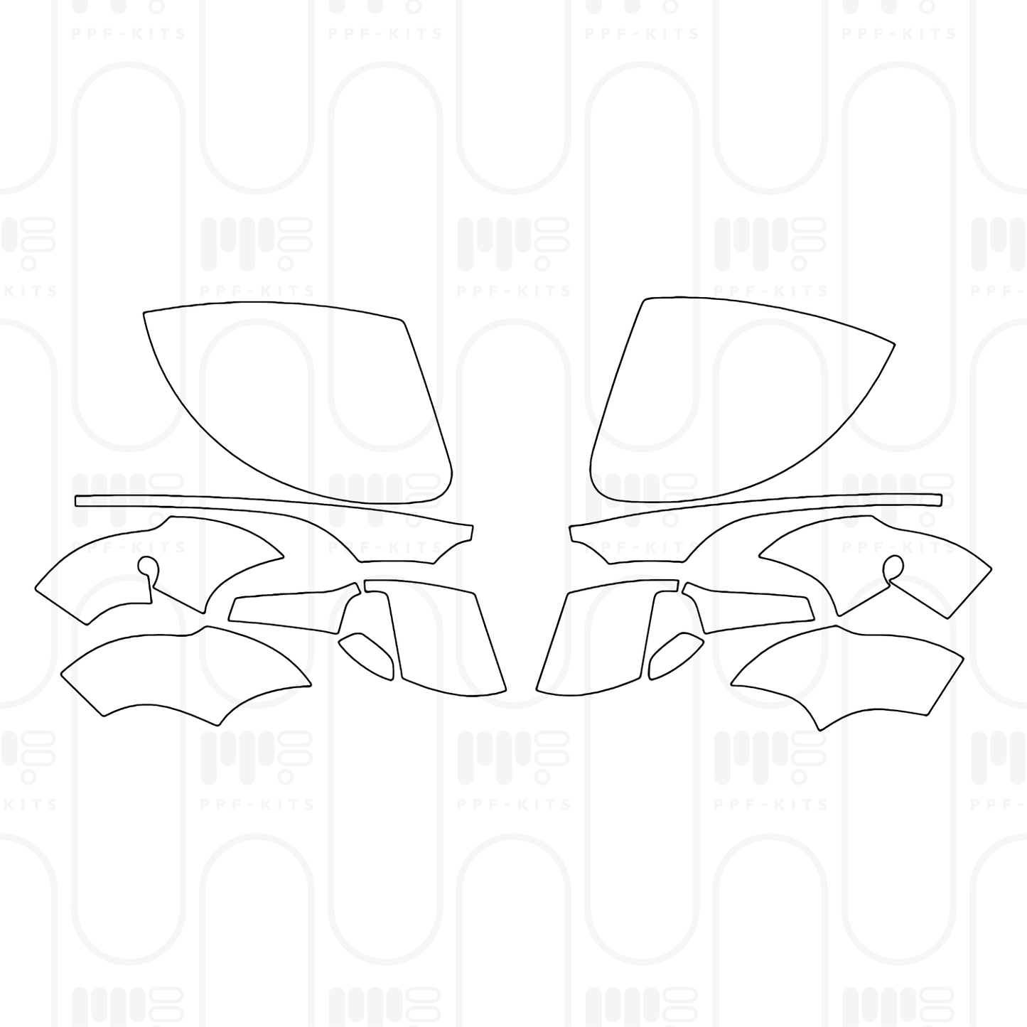 PPF prédécoupé Porsche Panamera Sedan Panamera 2024