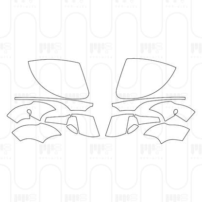 PPF prédécoupé Porsche Panamera Sedan Panamera 2024