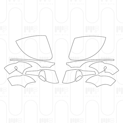 PPF prédécoupé Porsche Panamera Sedan Panamera 2024