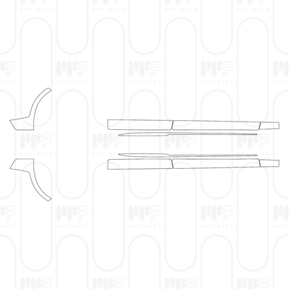 PPF prédécoupé Porsche Panamera Sedan Panamera 2024