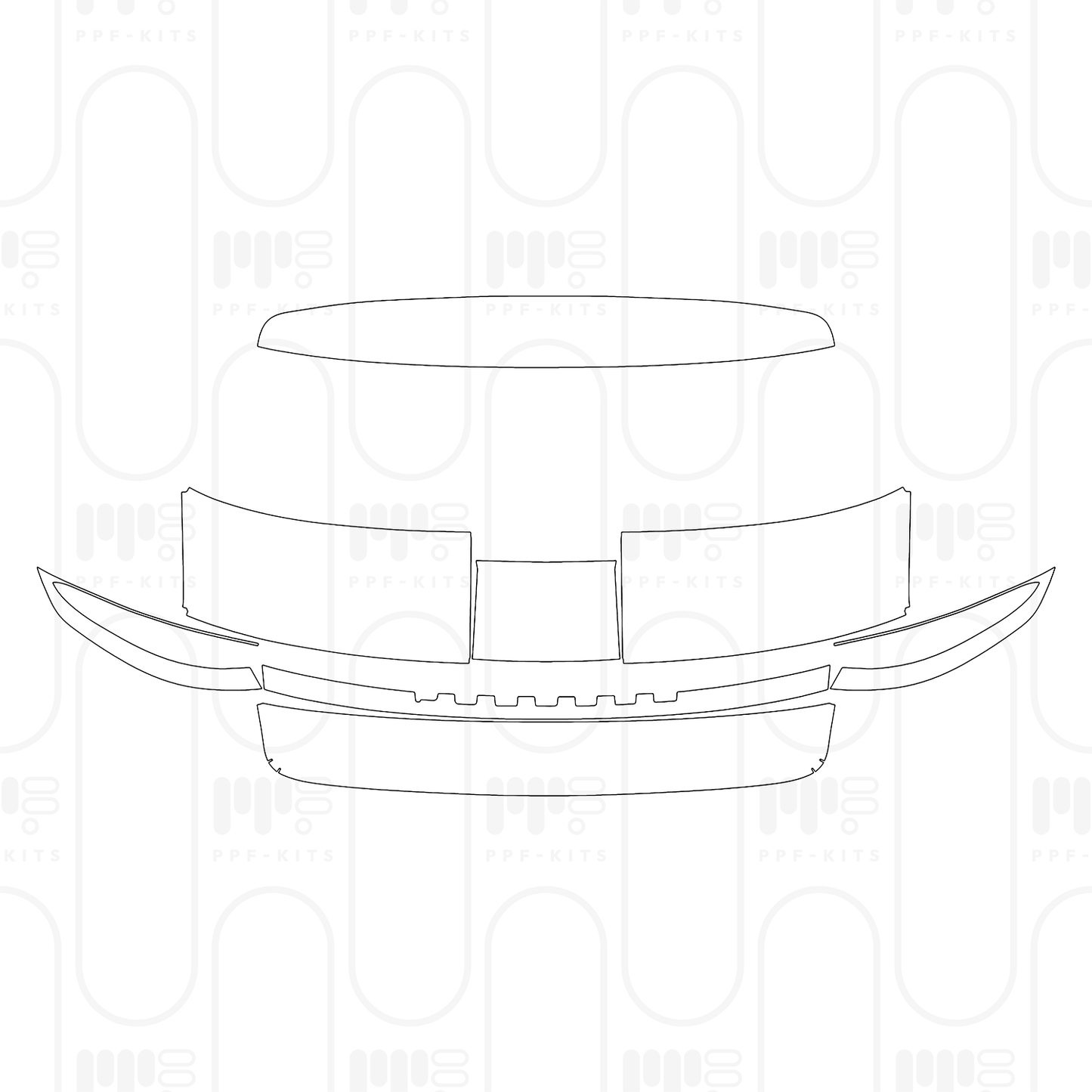 PPF prédécoupé Porsche Panamera Sedan Panamera GTS 2025