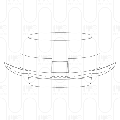 PPF prédécoupé Porsche Panamera Sedan Panamera Turbo S E-Hybrid 2025