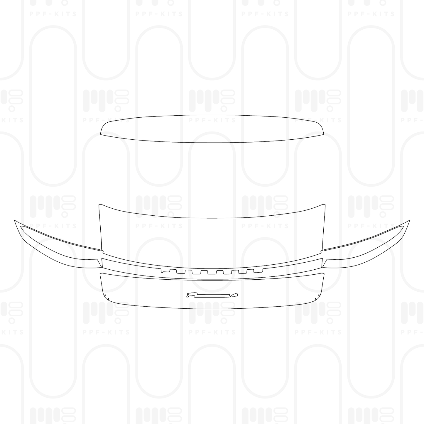 PPF prédécoupé Porsche Panamera Sedan Panamera 4 E-Hybrid 2025