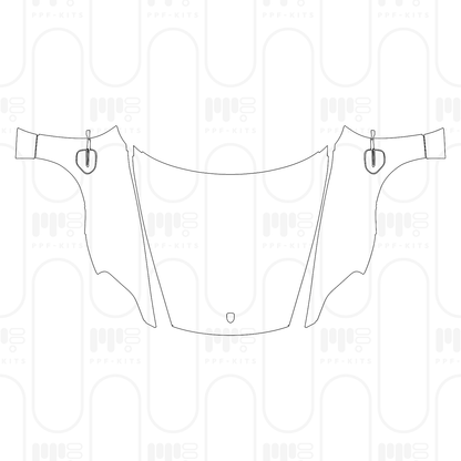 PPF prédécoupé Porsche Taycan Sport Turismo Taycan Turbo S Sport Turismo 2025