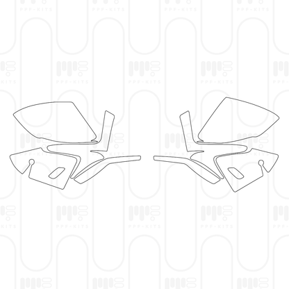 PPF prédécoupé Porsche Taycan Sport Turismo Taycan Turbo S Sport Turismo 2025